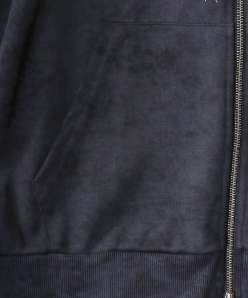 SITRY(シトリー)の「Trival Logo & Rose Design Hoodie/トライバルロゴ フラワー刺繍 オーバーサイズ ダブルジップ フルジップパーカー フーディー パーカー スウェット レディース メンズ(パーカー・メンズ・ブラウン/ブラック/ワイン/ブラウン系その他・L/M)」の17枚目の写真