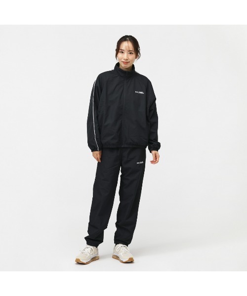 UNDER ARMOUR（アンダーアーマー）の「アンダーアーマー  UAトリコット ライナー ウーブン パンツ（その他パンツ・レディース・ベージュ/ブラック・M/L/S/XL）」の4枚目の写真