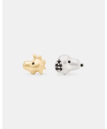 kate spade new york(ケイトスペード ニューヨーク)のスヌーピー アシンメトリー ピアス(ピアス(両耳用))