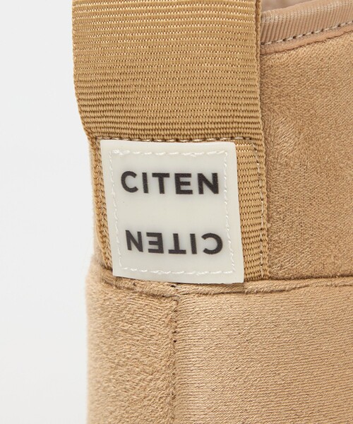 CITEN（シテン）の「<CITEN>フェイクムートンショートブーツ（ブーツ・レディース・グレー系/ベージュ・S/L/M）」の12枚目の写真