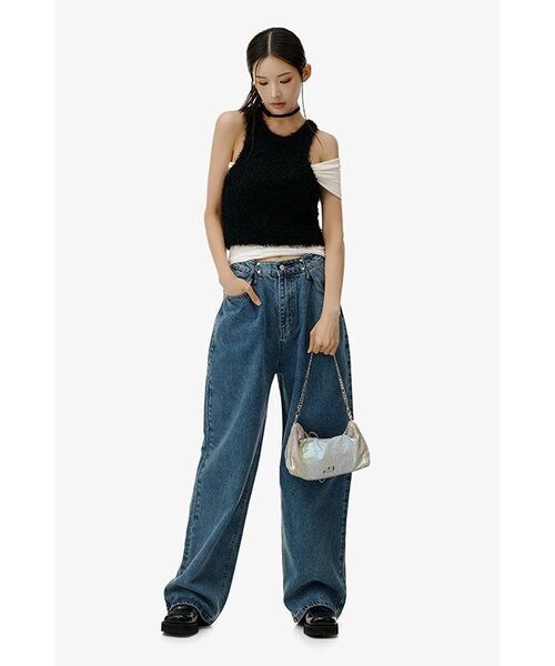 AVANDRESS(アバンドレス )の「BUCKLE WIDE DENIM PANTS STONE BLUE(デニムパンツ・レディース・その他・X-LARGE/LARGE/MEDIUM)」の12枚目の写真