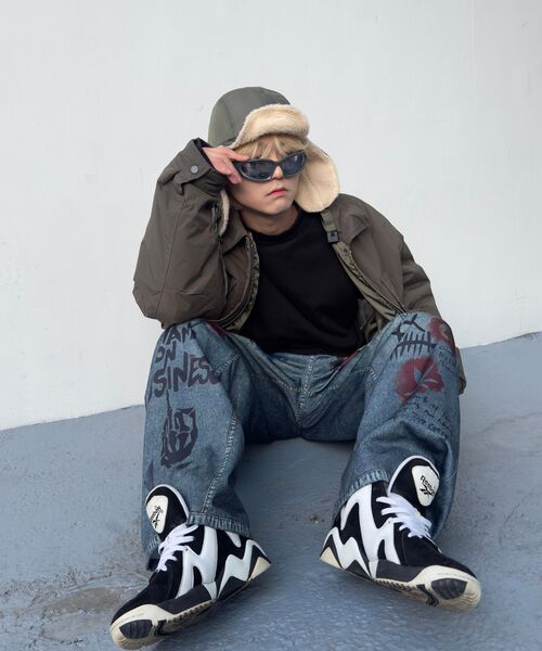 GUBIN（グビン）の「カラーパディングワークジャケット（ブルゾン・レディース・その他・LARGE）」の5枚目の写真