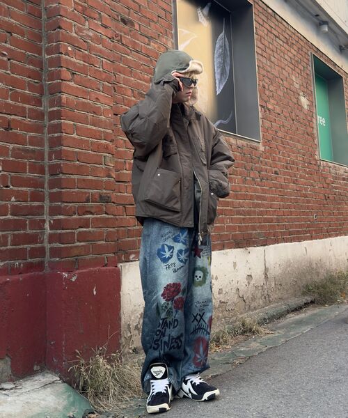 GUBIN（グビン）の「カラーパディングワークジャケット（ブルゾン・レディース・その他・LARGE）」の6枚目の写真