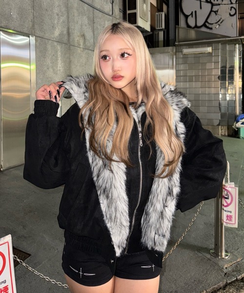 ダブルカラーファージャケット（テーラードジャケット）｜KsG