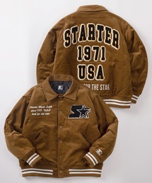 STARTER（スターター）の「【88】【STARTER/スターター】サガラ刺繍 コーデュロイ スタジャン/ワンポイント刺繍/リブライン（スタジャン）」