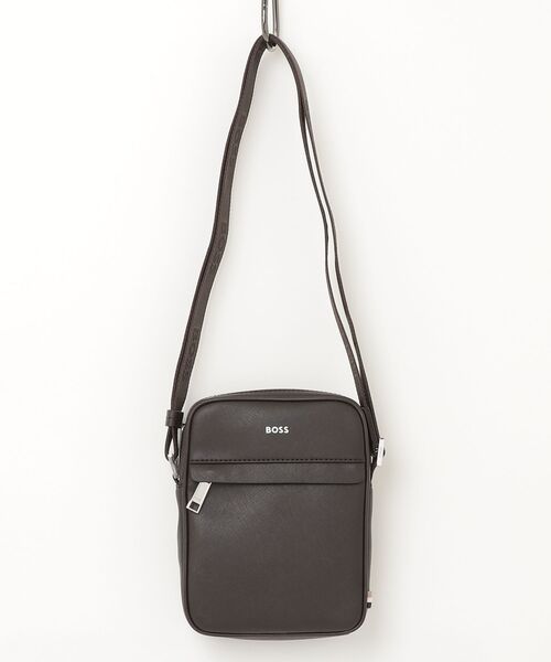 BOSS（ボス）の「BOSS Zair NS zip ボス ザイル レポーター ショルダーバッグ（ショルダーバッグ・メンズ・ダークブラウン・FREE）」の6枚目の写真