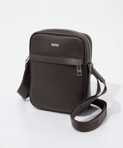 BOSS（ボス）の「BOSS Zair NS zip ボス ザイル レポーター ショルダーバッグ（ショルダーバッグ・メンズ・ダークブラウン・FREE）」の14枚目の写真