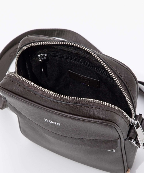 BOSS（ボス）の「BOSS Zair NS zip ボス ザイル レポーター ショルダーバッグ（ショルダーバッグ・メンズ・ダークブラウン・FREE）」の8枚目の写真