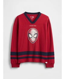 GAP | スパイダーマン リラックスフィット ジャージーTシャツ (キッズ)(Tシャツ/カットソー)