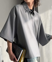 Classical Origin（クラシカルオリジン）の「「高見え確定。」刺繍デザインジップシャツ/Embroidered Design Zip Shirt（シャツ/ブラウス）」