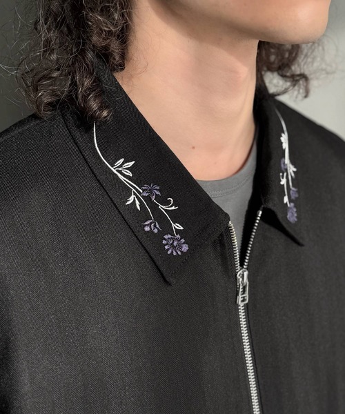 Classical Origin(クラシカルオリジン)の「「高見え確定。」刺繍デザインジップシャツ/Embroidered Design Zip Shirt(シャツ/ブラウス・メンズ・ブラック/グレー・LARGE/SMALL/MEDIUM)」の22枚目の写真