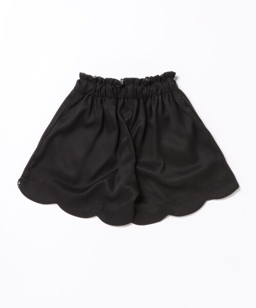 nino(ニノ)の「スカラップ ショートパンツ(その他パンツ・キッズ・ブラック・130cm/140cm/150cm)」の2枚目の写真
