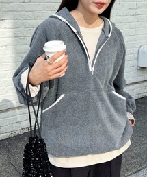 fredy emue | フード付きフリースアノラック(スウェット)