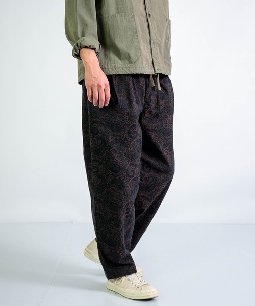 SPELLBOUND（スペルバウンド）の「[SPELLBOUND / スペルバウンド] オーガニックペイズリージャカード フェザーパンツ（その他パンツ・メンズ・ブラウン系その他・32inch/30inch）」の2枚目の写真