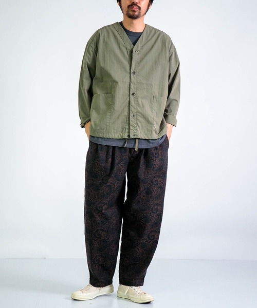 SPELLBOUND（スペルバウンド）の「[SPELLBOUND / スペルバウンド] オーガニックペイズリージャカード フェザーパンツ（その他パンツ・メンズ・ブラウン系その他・32inch/30inch）」の3枚目の写真