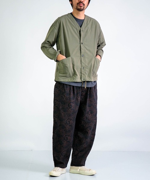 SPELLBOUND（スペルバウンド）の「[SPELLBOUND / スペルバウンド] オーガニックペイズリージャカード フェザーパンツ（その他パンツ・メンズ・ブラウン系その他・32inch/30inch）」の4枚目の写真