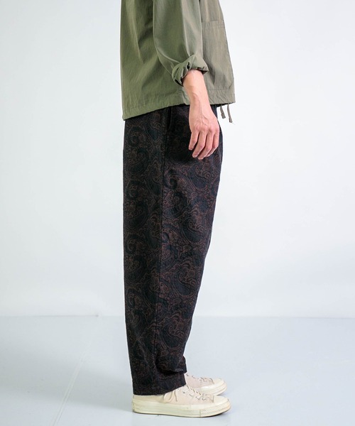 SPELLBOUND（スペルバウンド）の「[SPELLBOUND / スペルバウンド] オーガニックペイズリージャカード フェザーパンツ（その他パンツ・メンズ・ブラウン系その他・32inch/30inch）」の8枚目の写真
