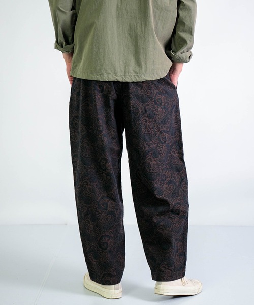 SPELLBOUND（スペルバウンド）の「[SPELLBOUND / スペルバウンド] オーガニックペイズリージャカード フェザーパンツ（その他パンツ・メンズ・ブラウン系その他・32inch/30inch）」の9枚目の写真