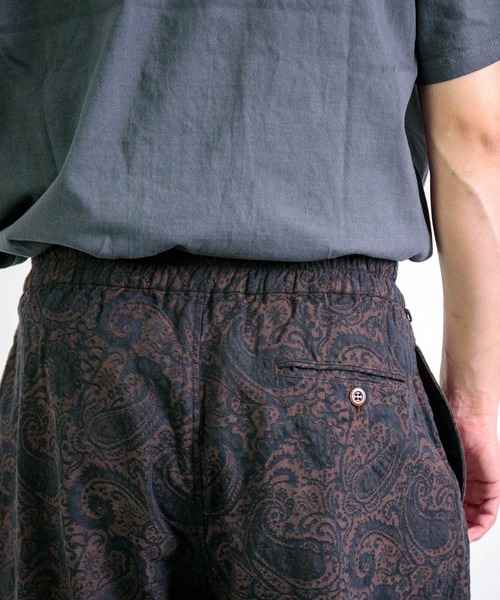 SPELLBOUND（スペルバウンド）の「[SPELLBOUND / スペルバウンド] オーガニックペイズリージャカード フェザーパンツ（その他パンツ・メンズ・ブラウン系その他・32inch/30inch）」の12枚目の写真