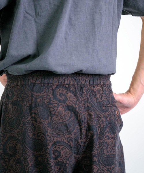 SPELLBOUND（スペルバウンド）の「[SPELLBOUND / スペルバウンド] オーガニックペイズリージャカード フェザーパンツ（その他パンツ・メンズ・ブラウン系その他・32inch/30inch）」の13枚目の写真