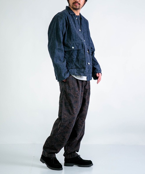 SPELLBOUND（スペルバウンド）の「[SPELLBOUND / スペルバウンド] オーガニックペイズリージャカード フェザーパンツ（その他パンツ・メンズ・ブラウン系その他・32inch/30inch）」の6枚目の写真