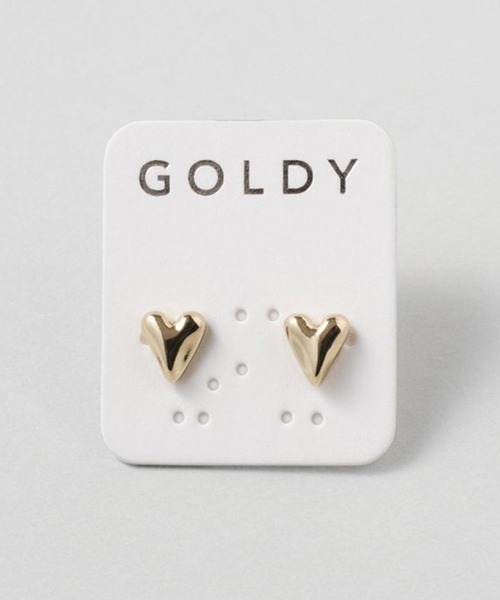 GOLDY(ゴールディ)の「【GOLDY】プチ ハート ピアス 1251101(ピアス(両耳用)・レディース・ゴールド系その他2/シルバー/シルバー系その他2/ピンク/ゴールド・FREE)」の4枚目の写真