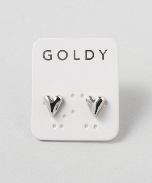 GOLDY(ゴールディ)の「【GOLDY】プチ ハート ピアス 1251101(ピアス(両耳用)・レディース・ゴールド系その他2/シルバー/シルバー系その他2/ピンク/ゴールド・FREE)」の7枚目の写真