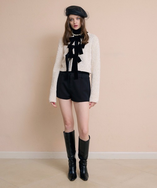 フロントリボンニットトップス（ニット/セーター）｜EIMY ISTOIRE