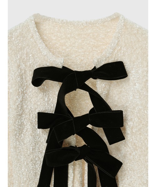 フロントリボンニットトップス（ニット/セーター）｜EIMY ISTOIRE