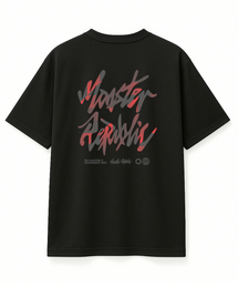 ミストロゴレッドTシャツブラック_8110