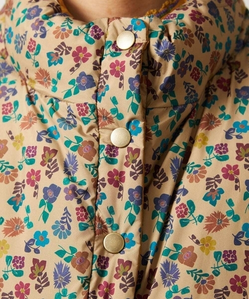 Jocomomola(ホコモモラ)の「【リバーシブル】Flor Alta ショートダウンジャケット(ダウンジャケット/コート・レディース・グリーン/マスタード/ネイビー・40)」の12枚目の写真