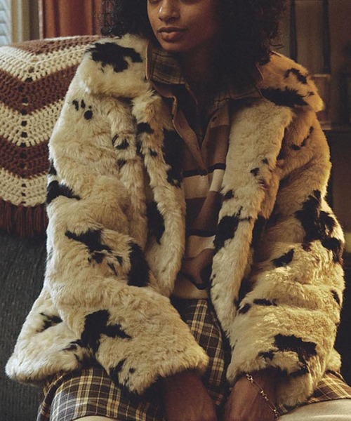 ROSE BUD ローズバッド フォックスファー ジャケット 毛皮 1 ROSE BUD（ローズバッド）の「FAUX FUR COAT（その他アウター）」 - WEAR