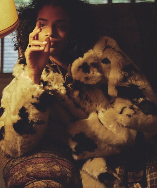 ROSE BUD(ローズバッド)の「FAUX FUR COAT(その他アウター・レディース・オフホワイト/ブラウン・ONE SIZE)」の18枚目の写真