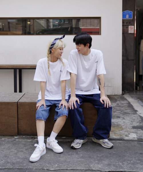 CREAM SODA LAB(クリームソーダラボ)の「恋愛時代 半袖Tシャツ ライトグレー ブラック(Tシャツ/カットソー・レディース・その他・MEDIUM/X-LARGE/XX-LARGE/LARGE)」の18枚目の写真