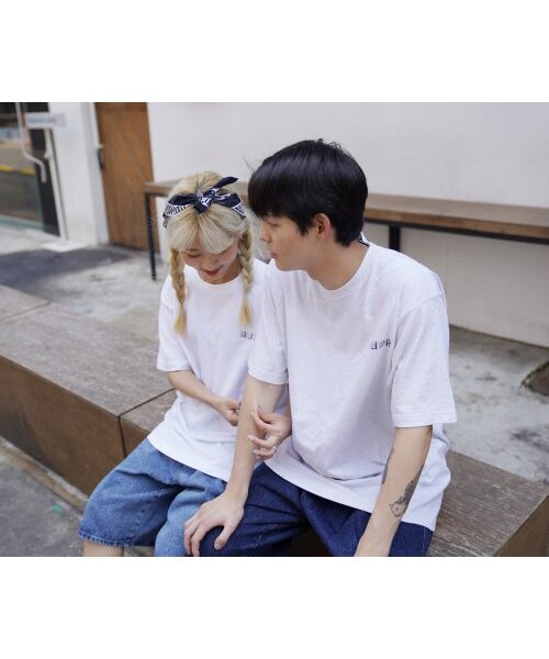 CREAM SODA LAB(クリームソーダラボ)の「恋愛時代 半袖Tシャツ ライトグレー ブラック(Tシャツ/カットソー・レディース・その他・MEDIUM/X-LARGE/XX-LARGE/LARGE)」の19枚目の写真