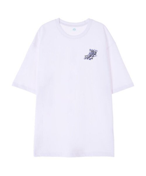 ASTRAL PROJECTION（アストラルプロジェクション）の「[オーバーサイズ]グラフィティ13番手コットンラウンドネック半袖Tシャツ_ホワイト（Tシャツ/カットソー・メンズ・その他・MEDIUM/LARGE/X-LARGE/XX-LARGE）」の2枚目の写真
