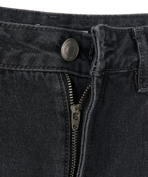 EXCONTAINER(エックスコンテナ)の「ディープウォッシングワイドデニムパンツ (WASHED BLACK)(デニムパンツ・メンズ・その他・SMALL/MEDIUM/LARGE/X-LARGE)」の14枚目の写真