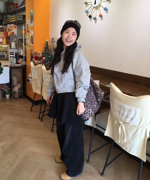 EXCONTAINER(エックスコンテナ)の「ディープウォッシングワイドデニムパンツ (WASHED BLACK)(デニムパンツ・メンズ・その他・SMALL/MEDIUM/LARGE/X-LARGE)」の22枚目の写真