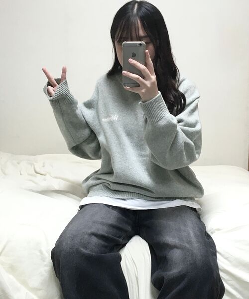 EXCONTAINER(エックスコンテナ)の「ディープウォッシングワイドデニムパンツ (WASHED BLACK)(デニムパンツ・メンズ・その他・SMALL/MEDIUM/LARGE/X-LARGE)」の17枚目の写真