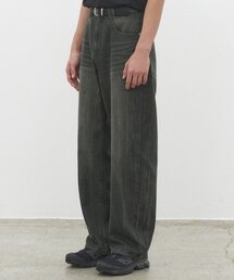 DECET（デケト）の「Mid Rise Wide Jeans DCPT027CRDKhaki（デニムパンツ）」