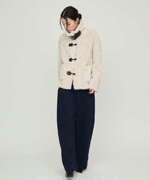 新品・未使用♡ファーライクトグルジャケット Oggi掲載】カーリーフェイクファージャケット | NATURAL BEAUTY BASIC