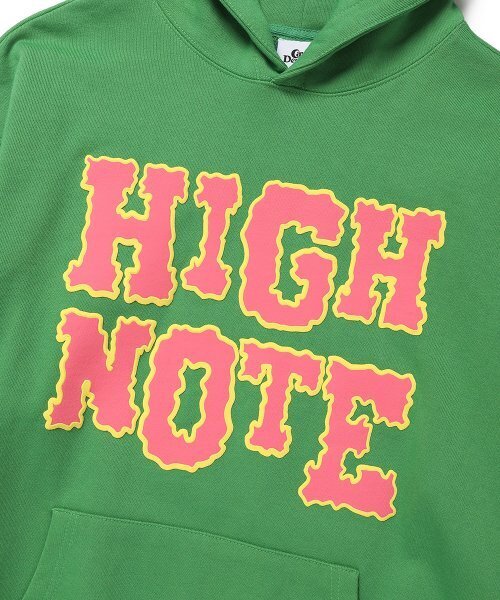 Cavish（カビシ）の「HIGH NOTE HOODIE GREEN(CV2DSUM406A)（パーカー・メンズ・グリーン・LARGE/MEDIUM）」の4枚目の写真