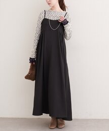 natural couture | タックキャミワンピース(ワンピース)