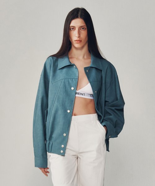 WESTERN BOMBER JACKET [LIGHT BLUE]
