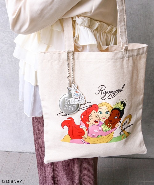 Disney(ディズニー)の「ディズニープリンセス/キャンバスサイントートバッグ(トートバッグ・レディース・その他2/その他1・FREE)」の22枚目の写真