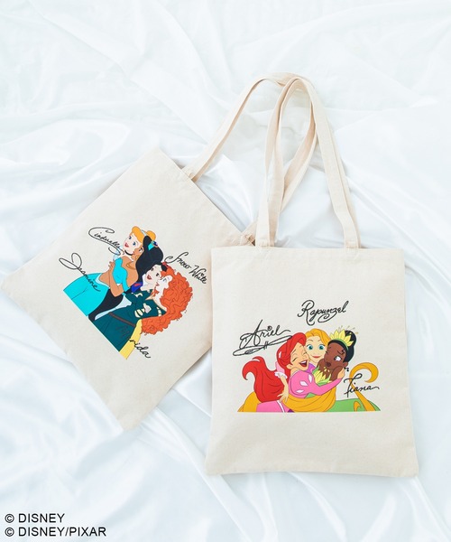 Disney(ディズニー)の「ディズニープリンセス/キャンバスサイントートバッグ(トートバッグ・レディース・その他2/その他1・FREE)」の16枚目の写真