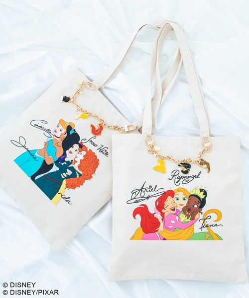 Disney(ディズニー)の「ディズニープリンセス/キャンバスサイントートバッグ(トートバッグ・レディース・その他2/その他1・FREE)」の17枚目の写真