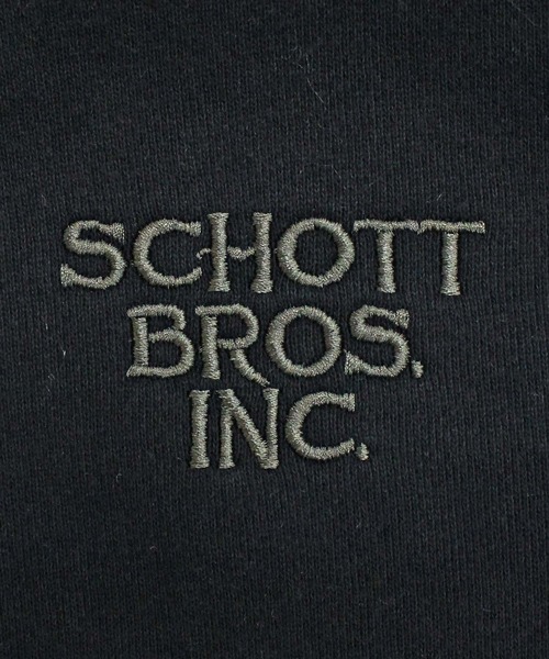 schott(ショット)の「QUILTED COMBI. ZIP HOODED(パーカー・メンズ・オートミール/グレイッシュブルー/ブラック・XXL/XL/L/M)」の14枚目の写真