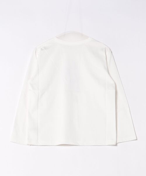 STRAWBERRY-FIELDS（ストロベリーフィールズ）の「ファンクショナル天竺_ロゴプリントロングスリーブTシャツ（Tシャツ/カットソー・レディース・オフホワイト・2）」の11枚目の写真