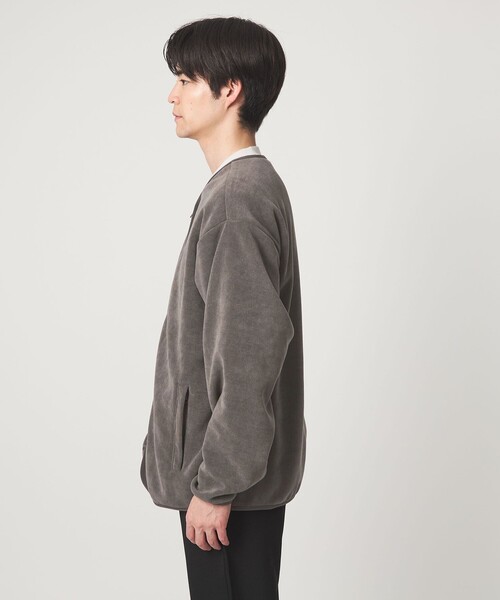 セール】カット コール ボア ブルゾン（カーディガン/ボレロ）｜green